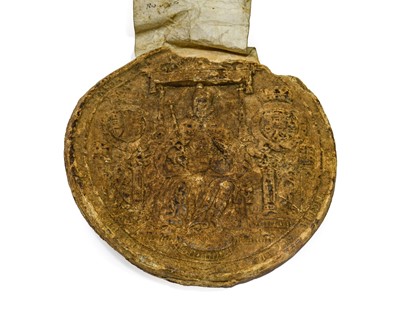Lot 186 - Lincolnshire; James VI and I. Vellum deed with James's great seal, c.1603-25, & 7 similar documents
