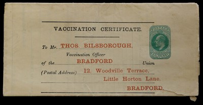 Lot 300 - Great Britain, 1905 Vaccination Certificate