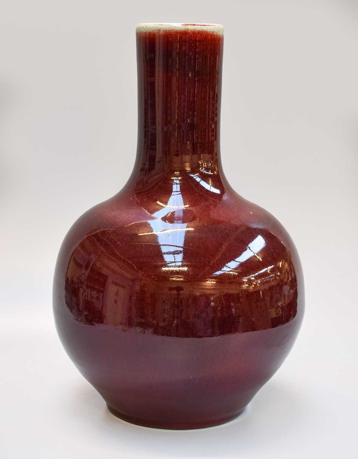 Lot 45 - A Chinese sang de boeuf vase