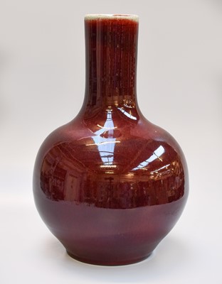 Lot 45 - A Chinese sang de boeuf vase