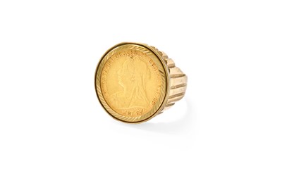 Lot 321 - A Victorian Half Sovereign Ring, dated 1900,...