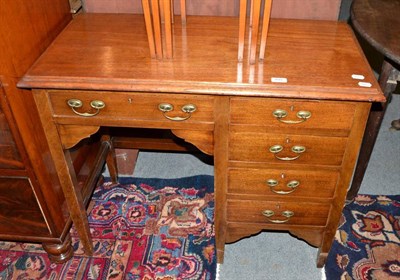 Lot 490 - Mahogany writing desk