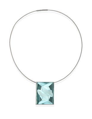 Lot 2299 - An Aquamarine Pendant, by Tom Munsteiner, the...