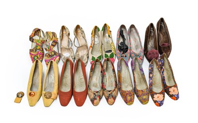 Lot 2223 - Circa 1960/70s Decorative Shoes From the Duke...
