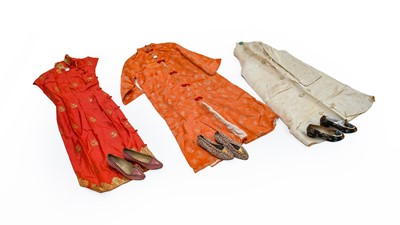 Lot 2063 - Circa 1960s Chinese Costumes and Style Shoes...