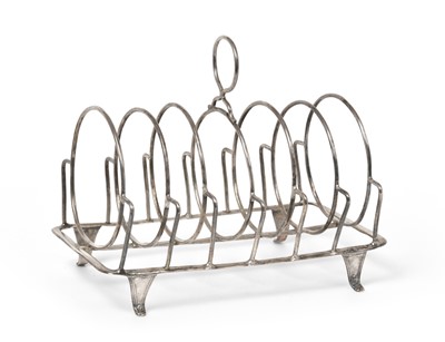 Lot 2207 - A George III Silver Toast-Rack