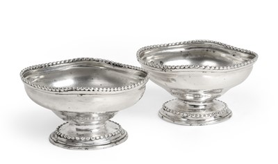 Lot 2202 - A Pair of George III Silver Salt-Cellars