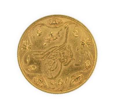 Lot 147 - Egypt, Gold 100 Qirsh (Pound), AH1293 (1876AD),...