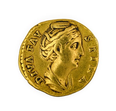 Lot 5 - Roman, Diva Faustina Senior Gold Aureus (issue...