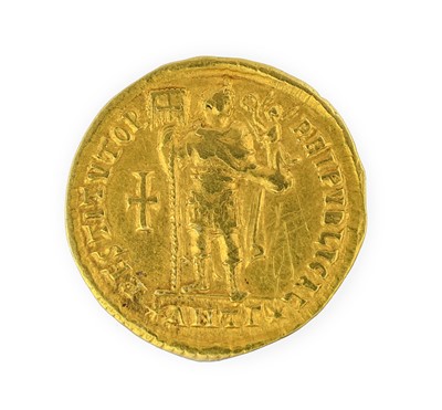 Lot 6 - Roman, Valens (Emperor AD364-378), Gold...