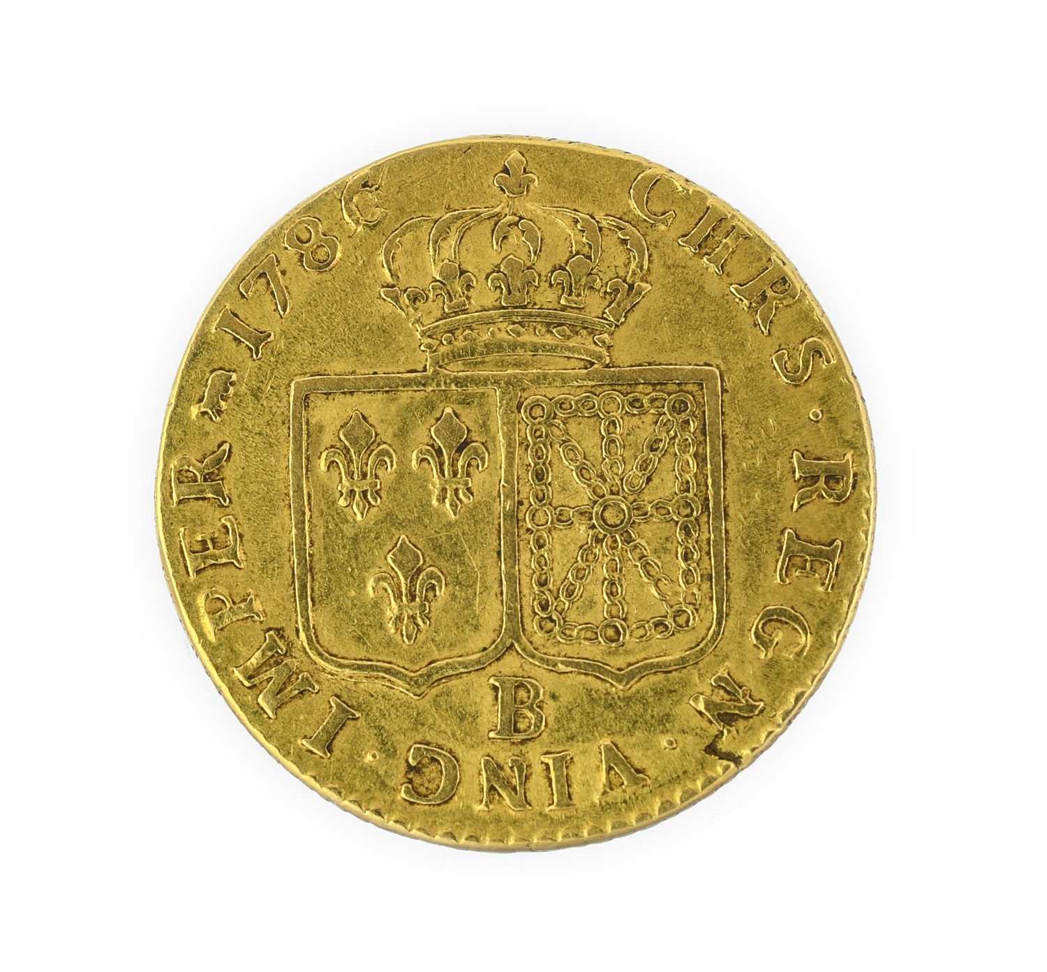 Lot 157 - France, Gold Louis D'Or 1786B (Rouen Mint),...
