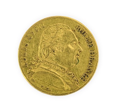 Lot 160 - France, Gold 20 Francs 1815A (Paris Mint), obv....