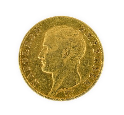 Lot 161 - France, Gold 40 Francs AN 13A (1805), (Paris...