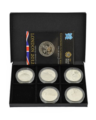 Lot 50 - 5 x Silver Proof Coins comprising: St Helena &...