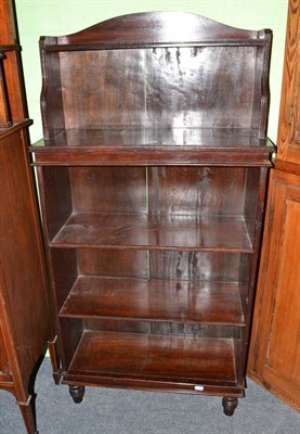 Lot 525 - A mahogany open bookcase