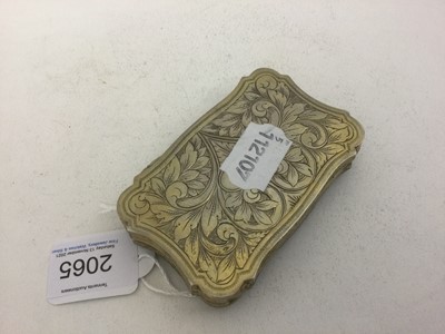 Lot 2065 - A Continental Silver-Gilt and Paste-Set Box,...