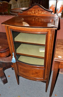 Lot 532 - An Edwardian inlaid music cabinet