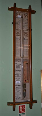 Lot 535 - Admiral Fitzroys barometer by J.B Inglis, Coney Street, York