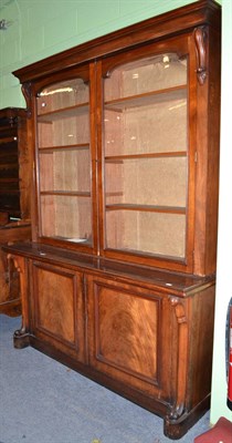 Lot 536 - Victorian mahogany bookcase