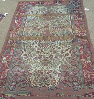 Lot 185 - Kashan Silk Prayer Rug Central Iran, circa...