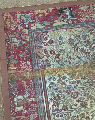 Lot 185 - Kashan Silk Prayer Rug Central Iran, circa...