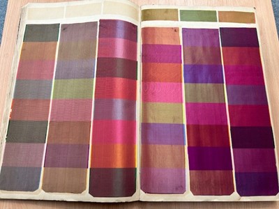 Lot 2017 - Early 20th Century French Fabric Sample Book...