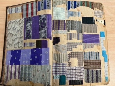 Lot 2018 - Circa 1859-60 French Fabric Sample Book,...