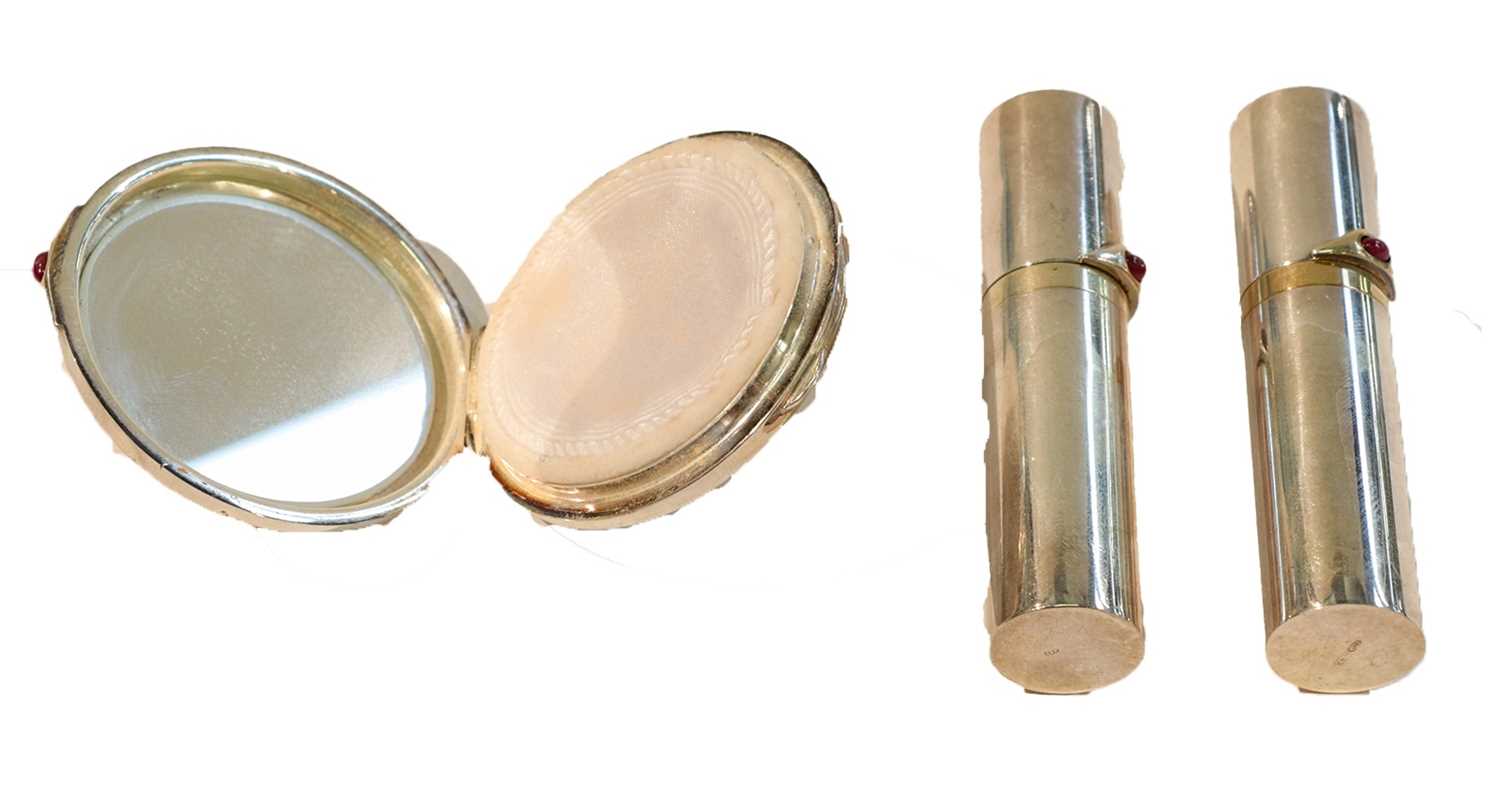 Lot 87 - A compact; together with two atomisers,