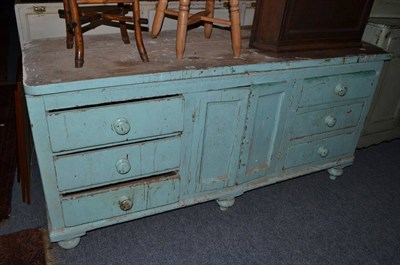 Lot 556 - Victorian pine dresser base