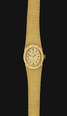Lot 2189 - A Lady's 18 Carat Gold Wristwatch, signed...