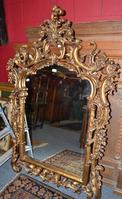 Lot 565 - A gilt mirror in the 18th century style