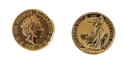 Lot 322 - 1oz Britannia gold coin