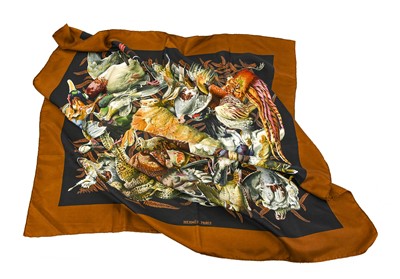 Lot 2245 - Hermes Silk Scarf of Dead Game Designed by H...