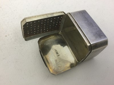 Lot 2031 - A George III Silver Nutmeg-Grater, by Joseph...