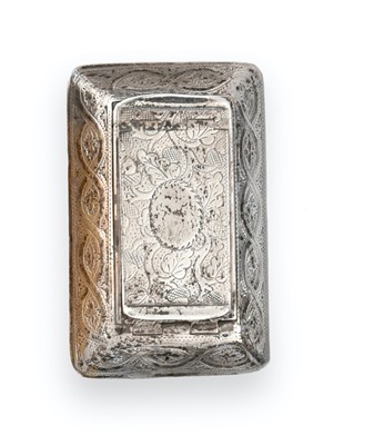 Lot 2033 - A George III Silver Double-Opening Snuff-Box,...