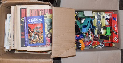 Lot 426 - Various Toys including plastic friction JPS F1...