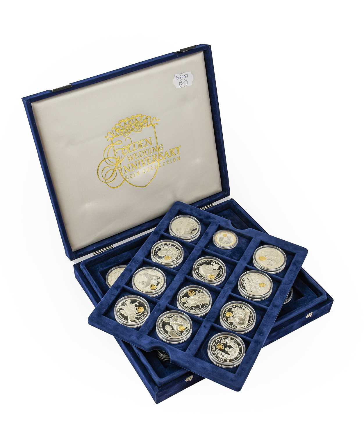 Lot 39 - A Collection of 18 x Silver Proof Coins,...