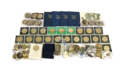 Lot 249 - Assortment of Silver and Commemorative Coinage,...