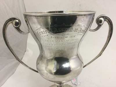 Lot 2077 - An Indian Colonial Silver Cup, by Bartons...