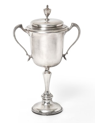 Lot 2136 - A George V Silver Two-Handled Cup and Cover,...
