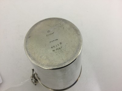 Lot 2079 - An American Silver Cocktail-Shaker, by Currier...