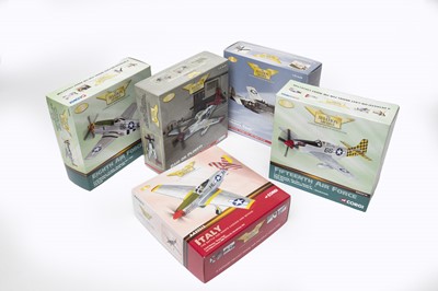 Lot 3388 - Corgi Aviation Archive 1:72 Scale P51 Mustang Group