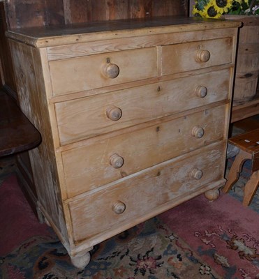 Lot 646 - Victorian pine four height chest of drawers