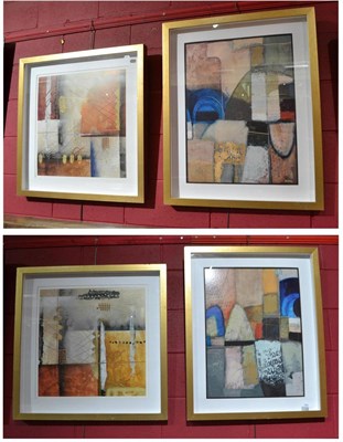 Lot 662 - Four gilt framed modern prints