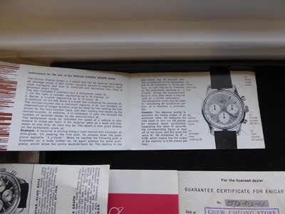 Lot 2218 - A Stainless Steel Chronograph Wristwatch,...