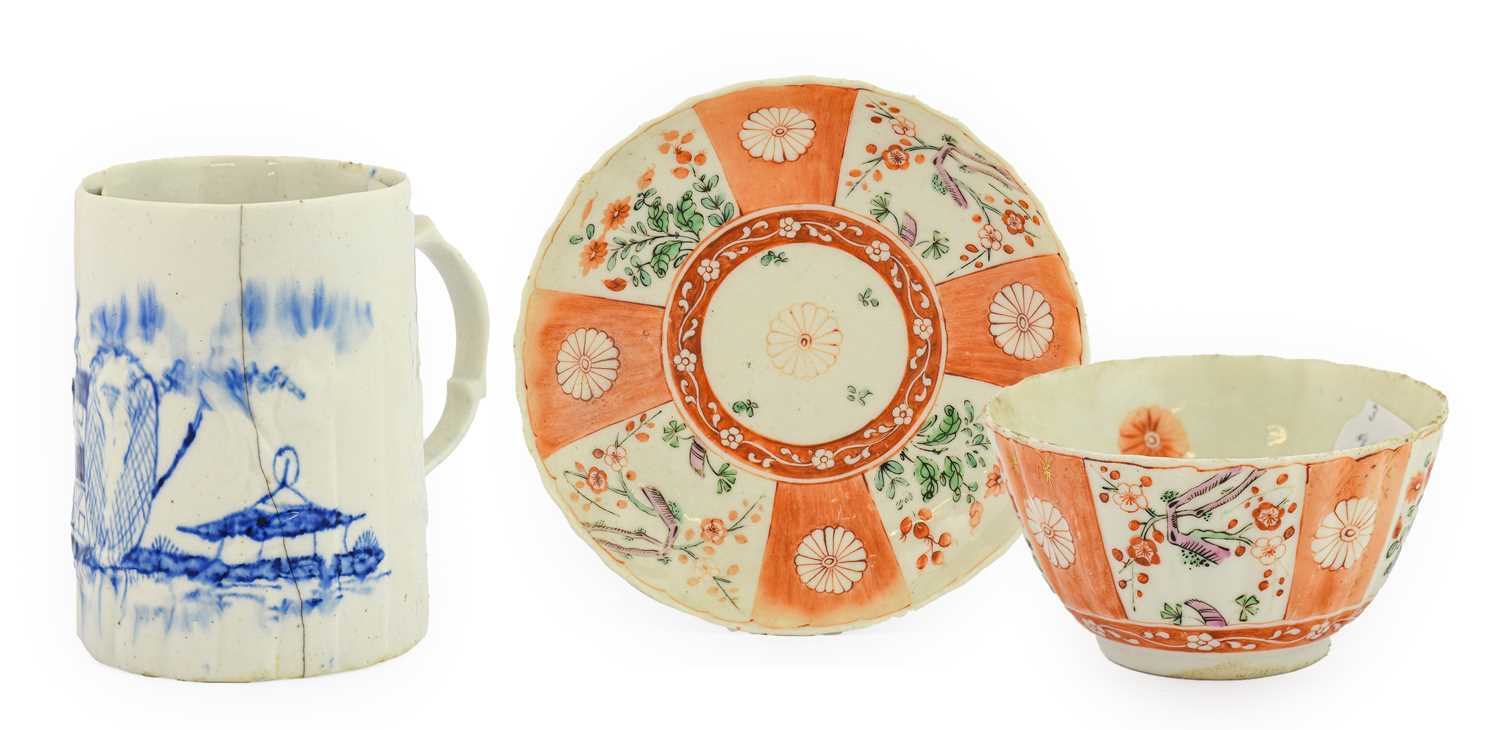 Lot 14 - A West Pans Porcelain Tea Bowl and Saucer,...
