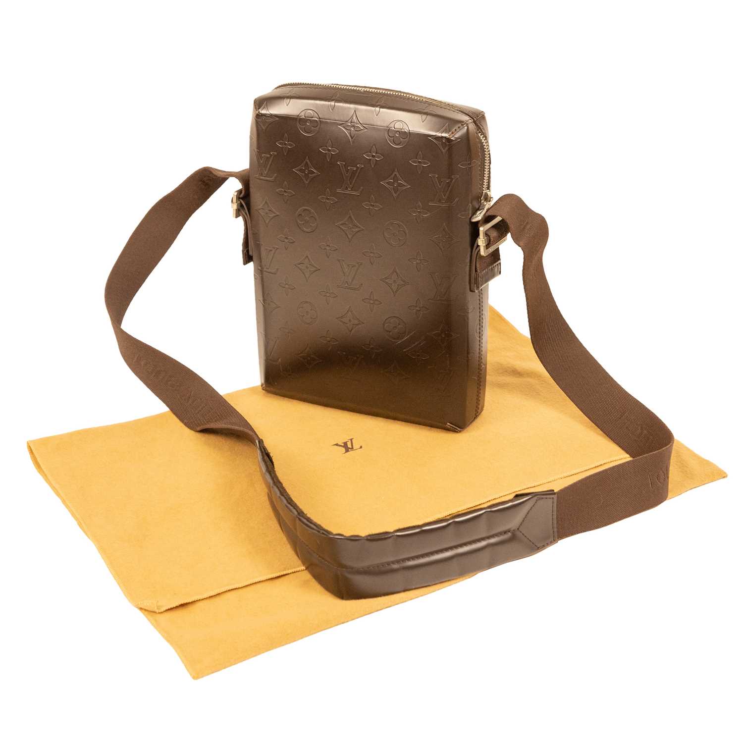 Lot 3050 - Louis Vuitton Brown Leather Cross-Body Bag,...