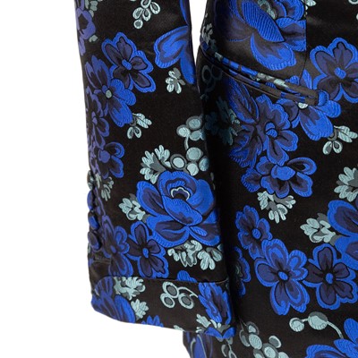 Lot 2067 - Circa 2014 Tom Ford Blue Floral Woven Silk...