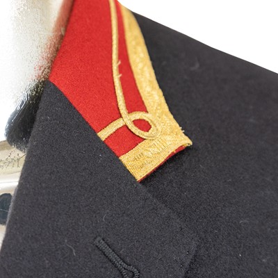 Lot 3053 - Saint Laurent Black Wool Military-Style Jacket,...