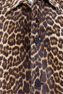 Lot 3060 - Prada Leopard Printed Hide Three-Quarter...